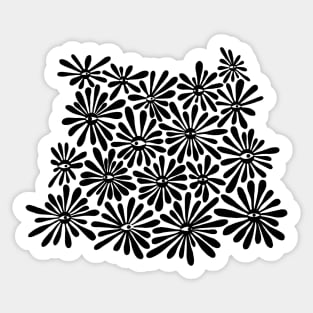 Suspicious Flowers Sticker